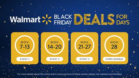 when does black friday start online walmart